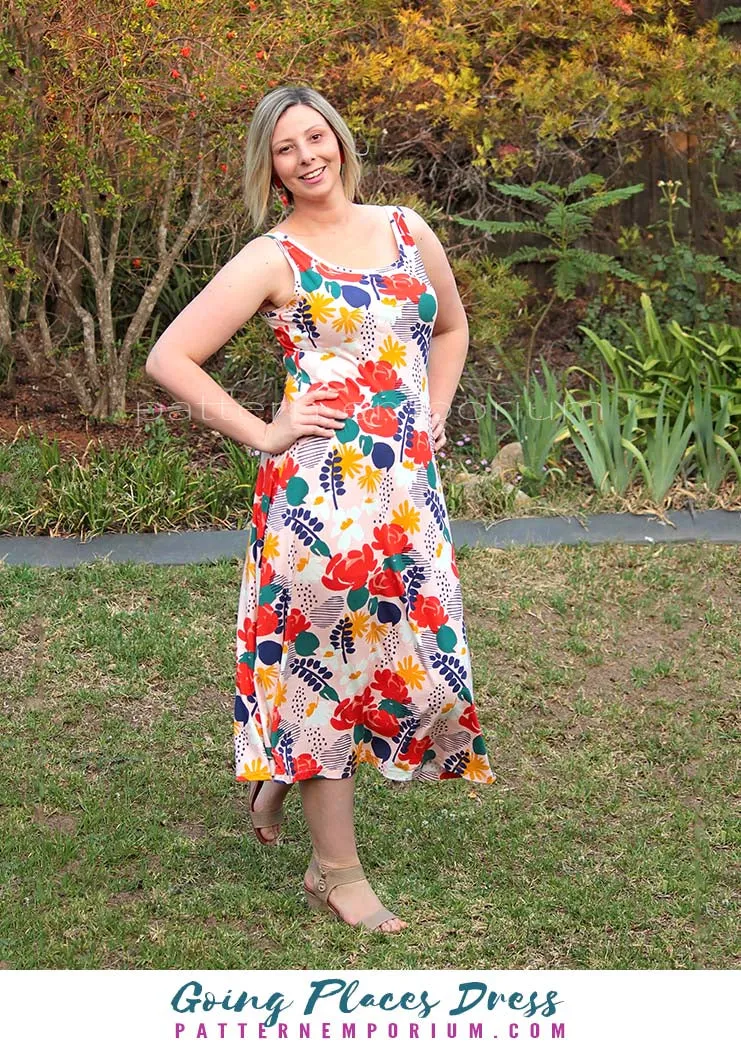 Going Places | Fit-Flare & Fitted Dress Sewing Pattern