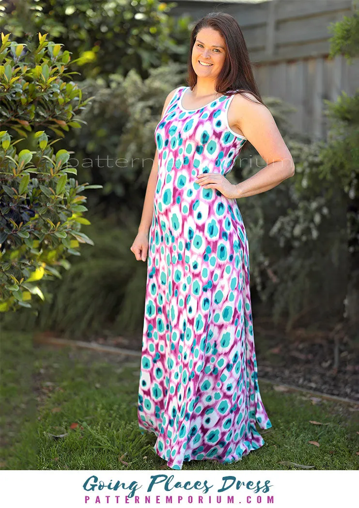 Going Places | Fit-Flare & Fitted Dress Sewing Pattern