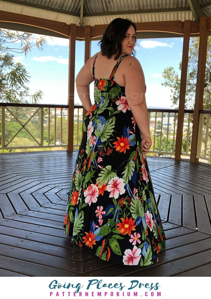 Going Places | Fit-Flare & Fitted Dress Sewing Pattern