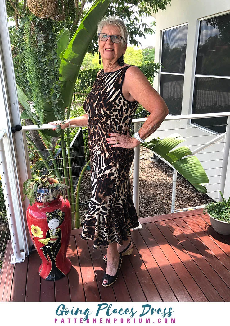 Going Places | Fit-Flare & Fitted Dress Sewing Pattern