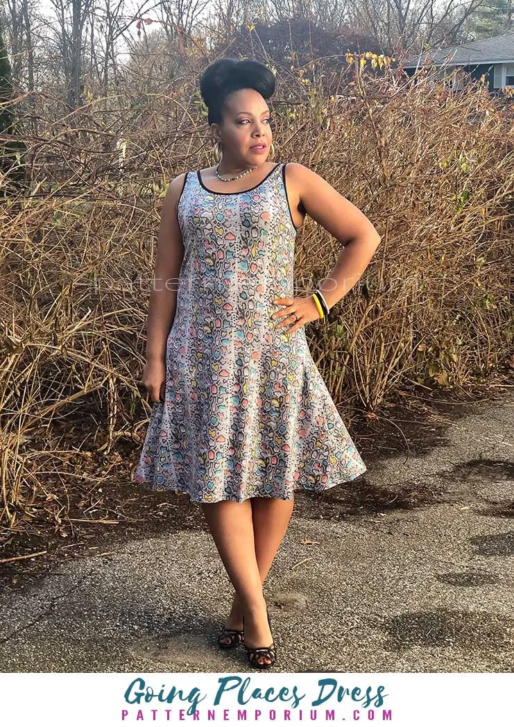 Going Places | Fit-Flare & Fitted Dress Sewing Pattern