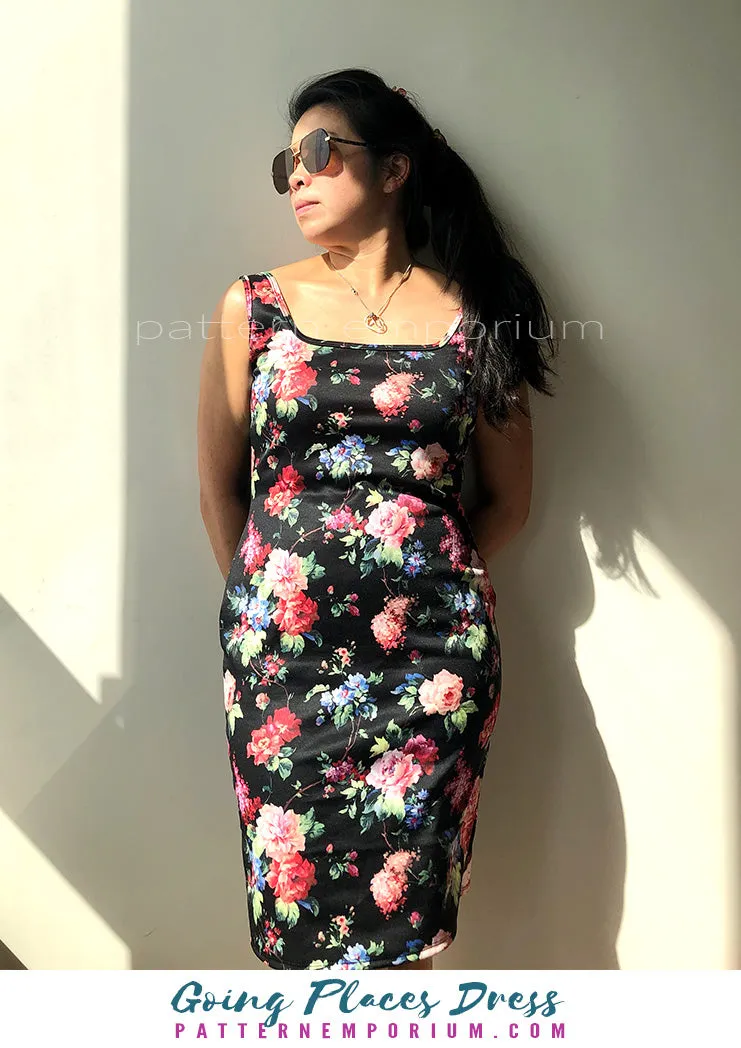 Going Places | Fit-Flare & Fitted Dress Sewing Pattern