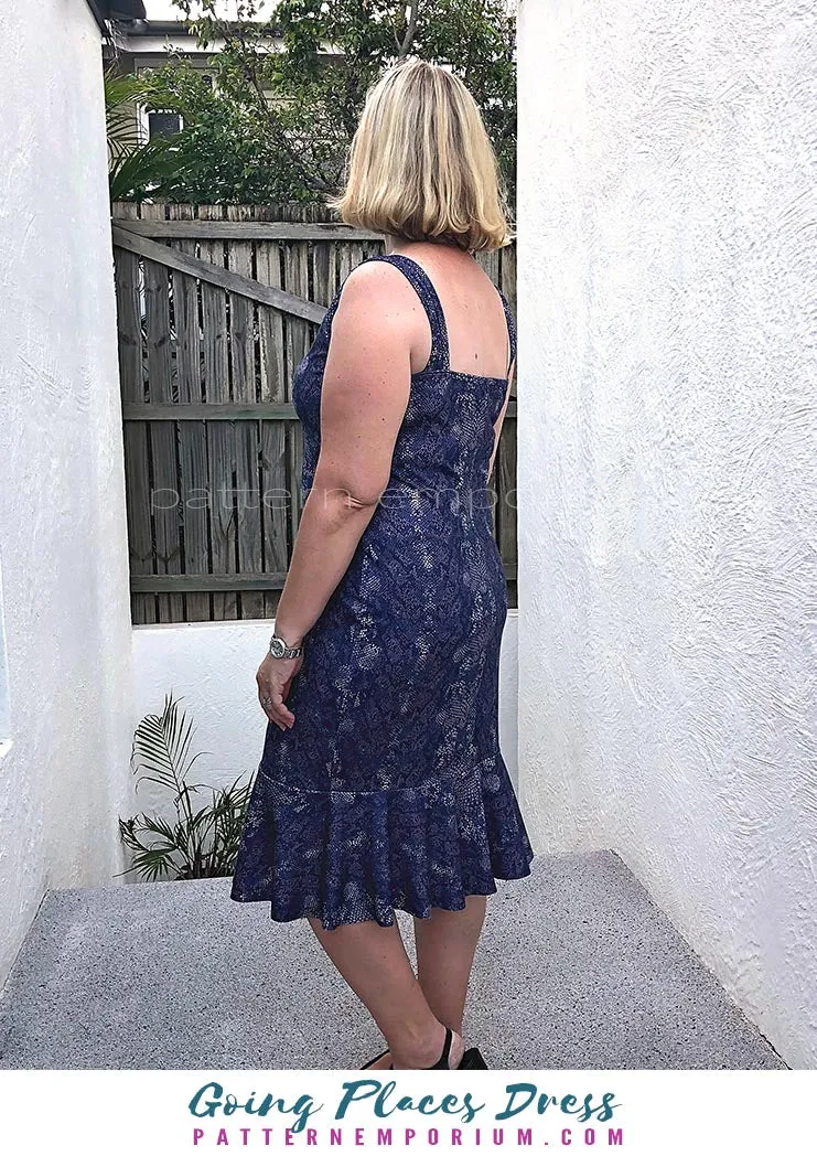 Going Places | Fit-Flare & Fitted Dress Sewing Pattern