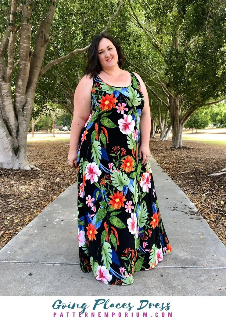 Going Places | Fit-Flare & Fitted Dress Sewing Pattern