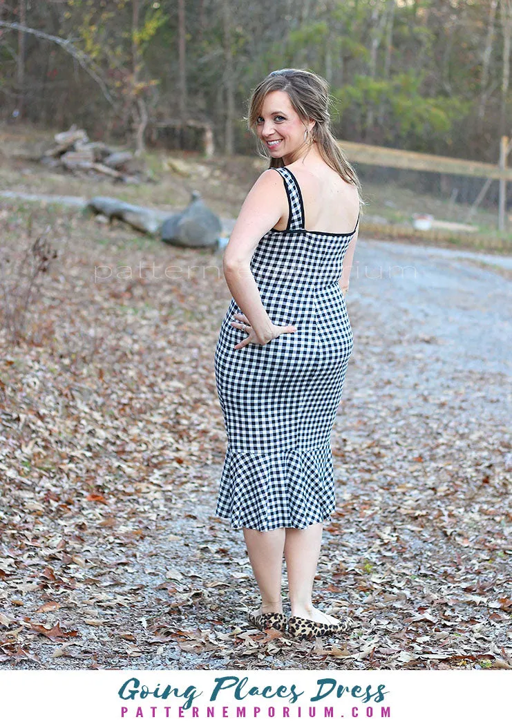 Going Places | Fit-Flare & Fitted Dress Sewing Pattern