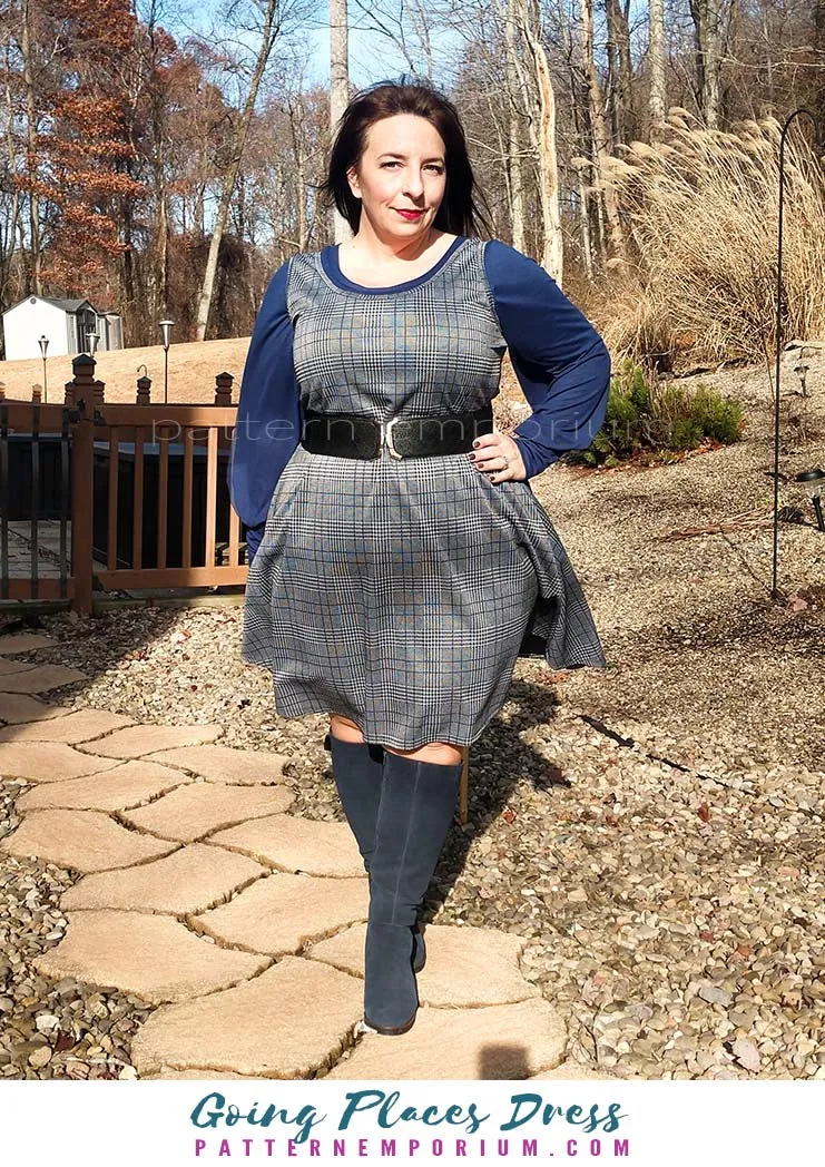 Going Places | Fit-Flare & Fitted Dress Sewing Pattern