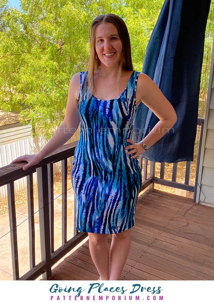 Going Places | Fit-Flare & Fitted Dress Sewing Pattern
