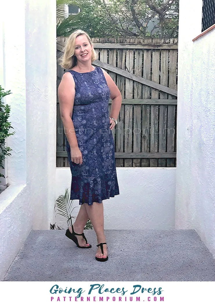 Going Places | Fit-Flare & Fitted Dress Sewing Pattern