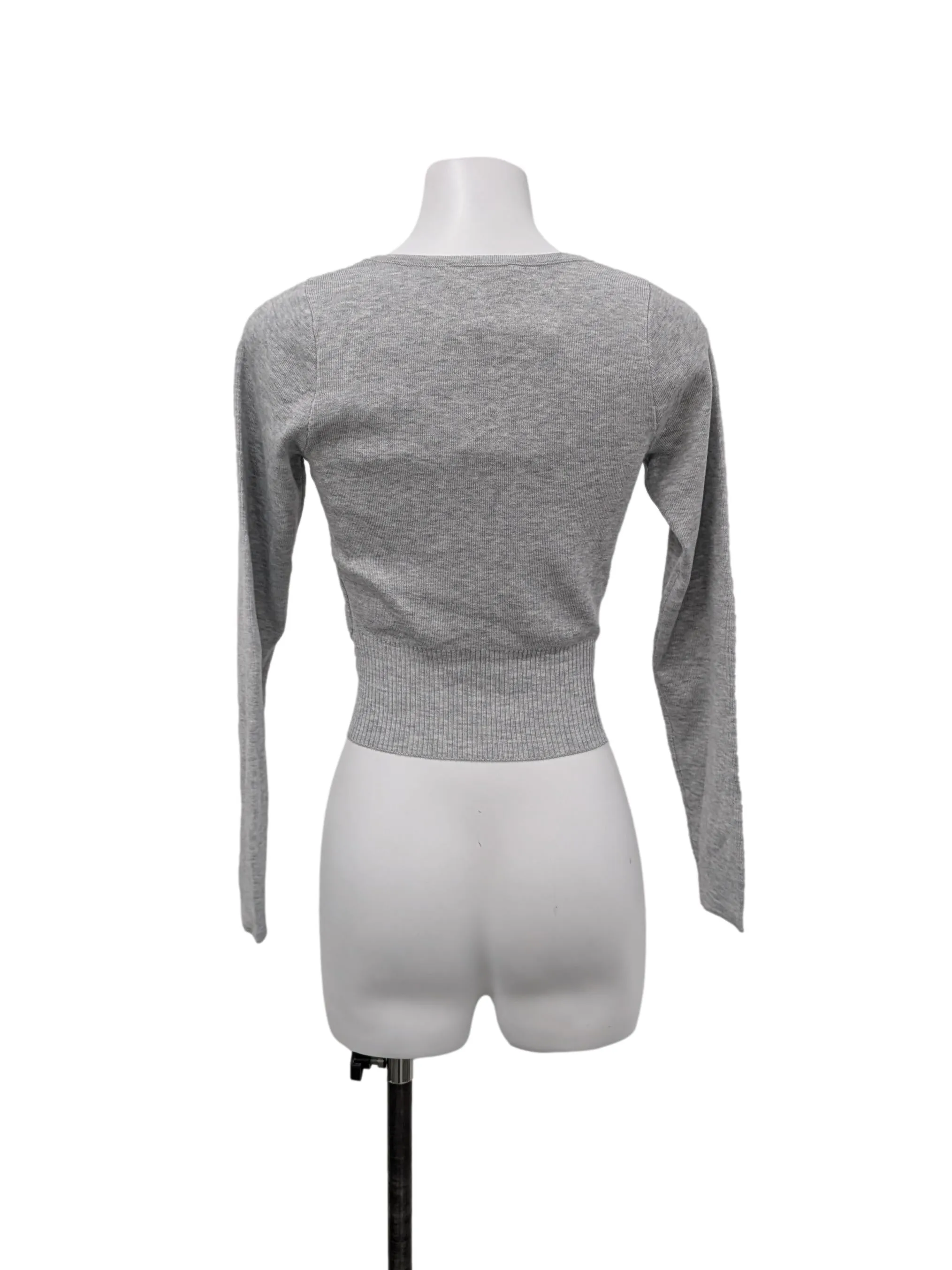 Grey V-Neck Sweater