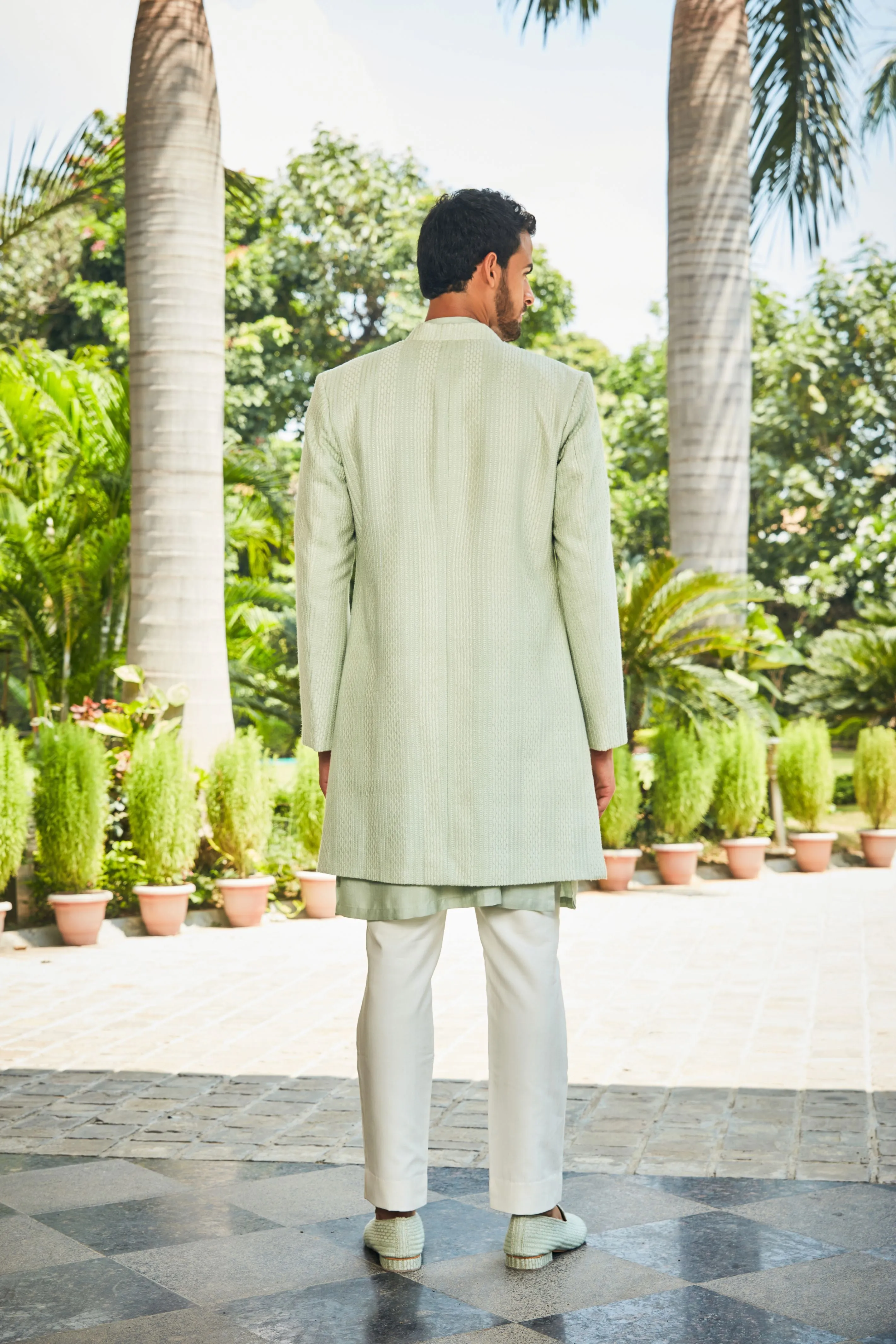 Harit  Open Jacket with Kurta Set
