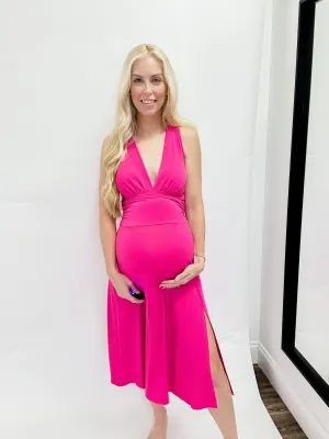 Henley Hot Pink Dress