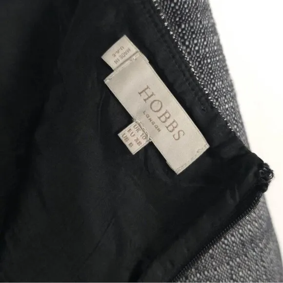 HOBBS LONDON Pencil Lined Skirt Back Slit Made in UAE 🇦🇪 Size 6