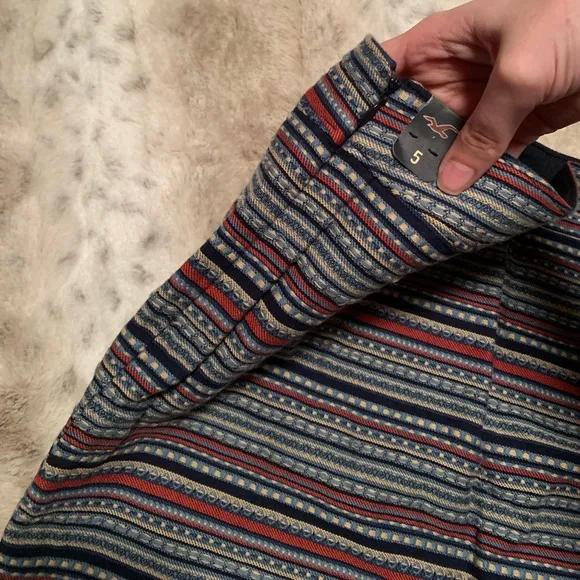 Hollister Embroidered Moroccan Mini Skirt