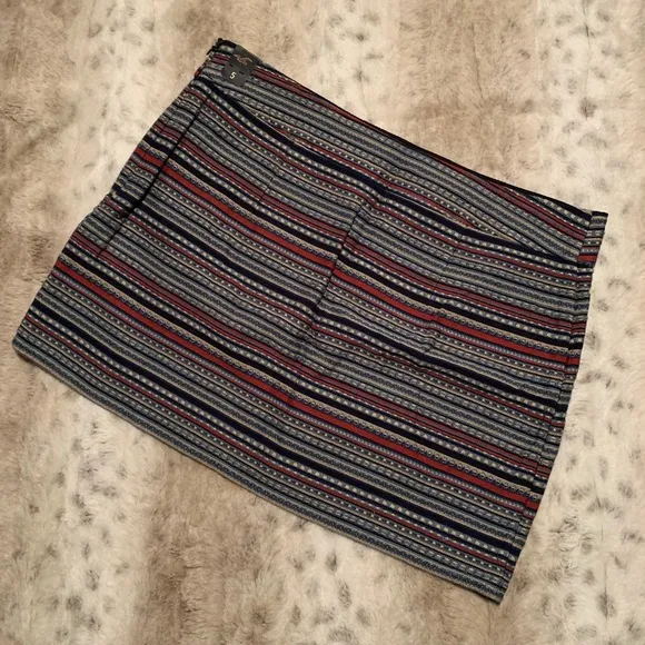 Hollister Embroidered Moroccan Mini Skirt