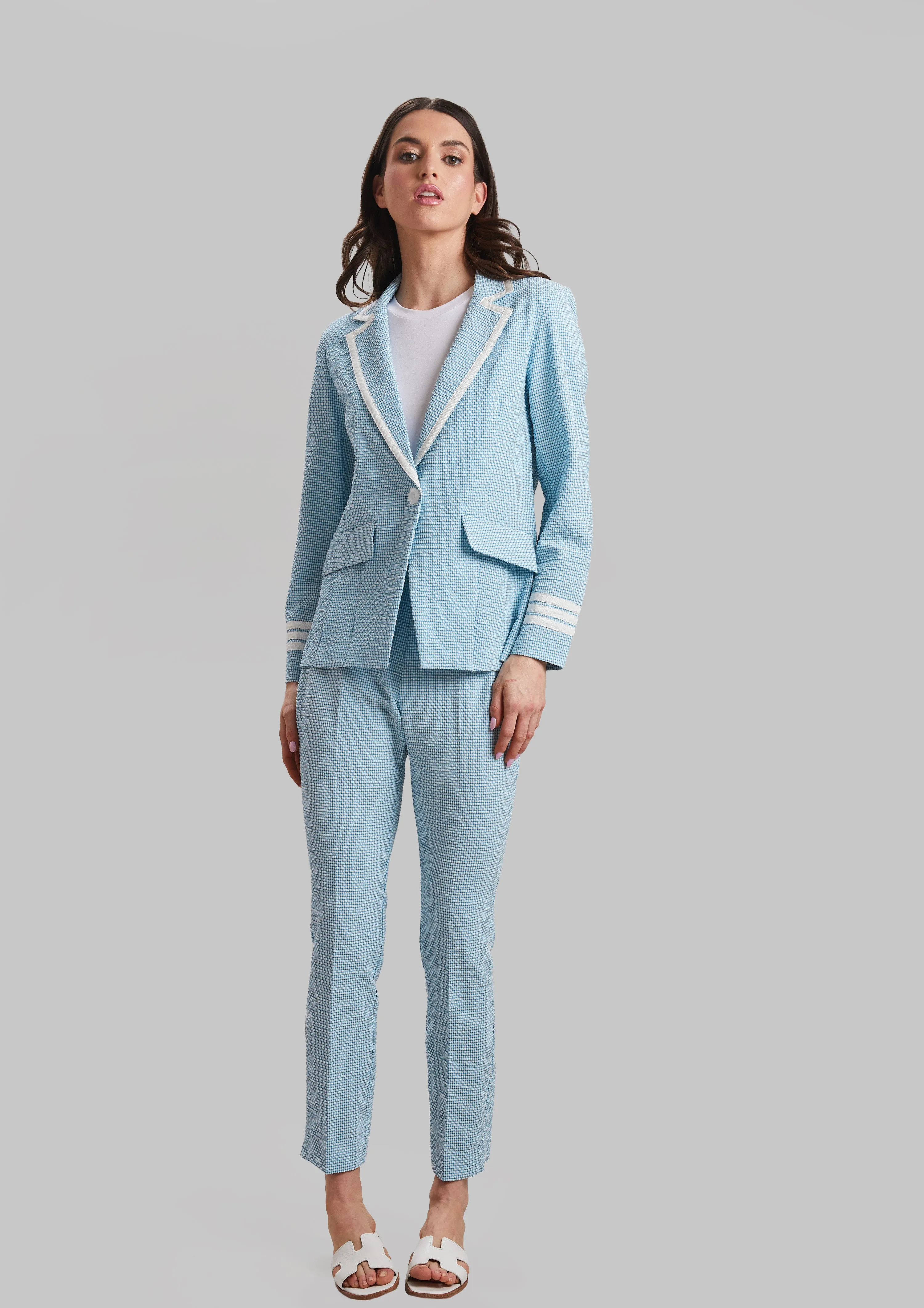 Ibiza Check Emma Pant - FINAL SALE