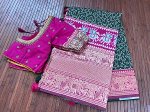 Ikkath Banaras Saree