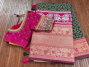 Ikkath Banaras Saree