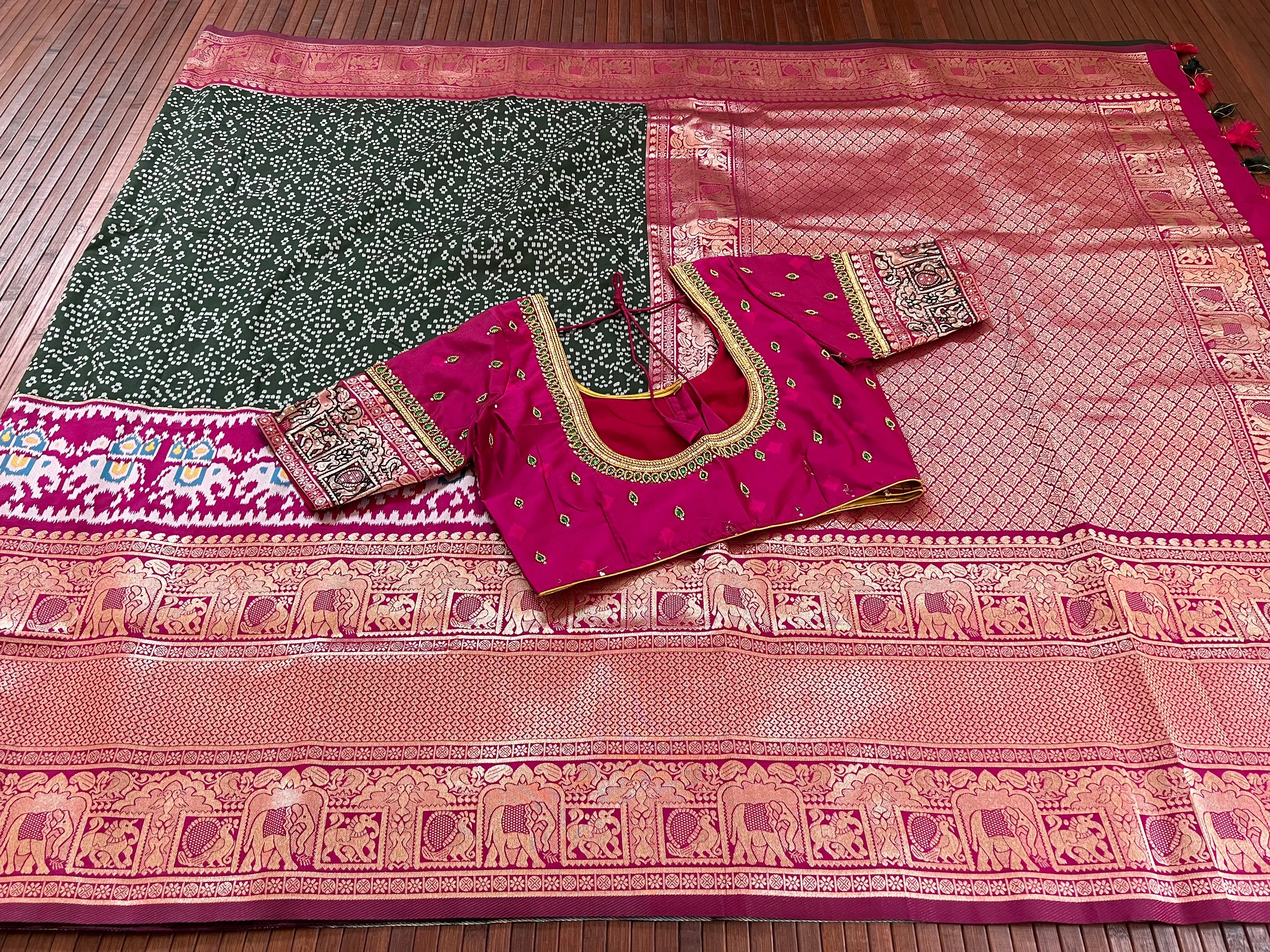 Ikkath Banaras Saree