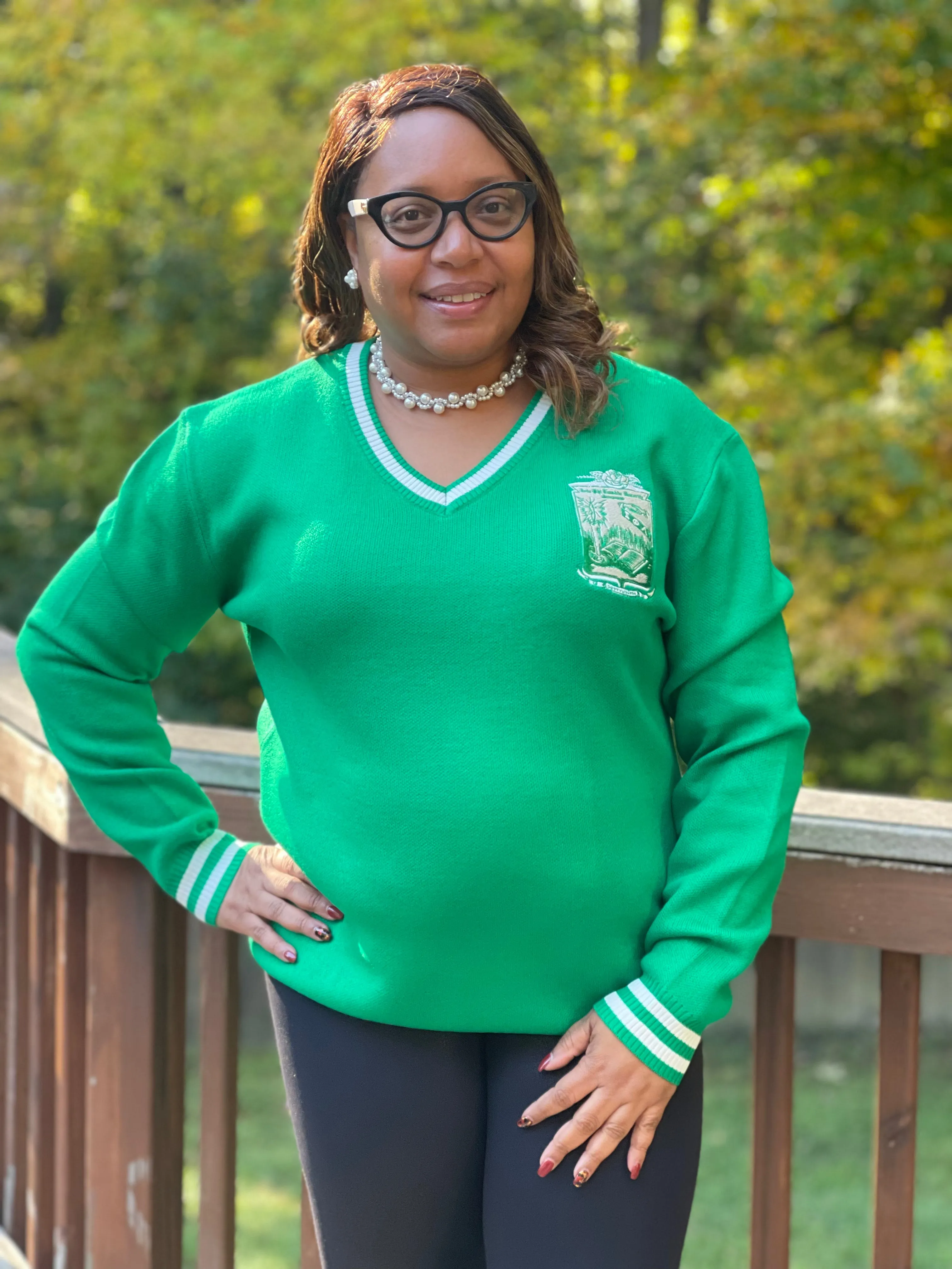 Iota Phi Lambda V-Neck Sweater
