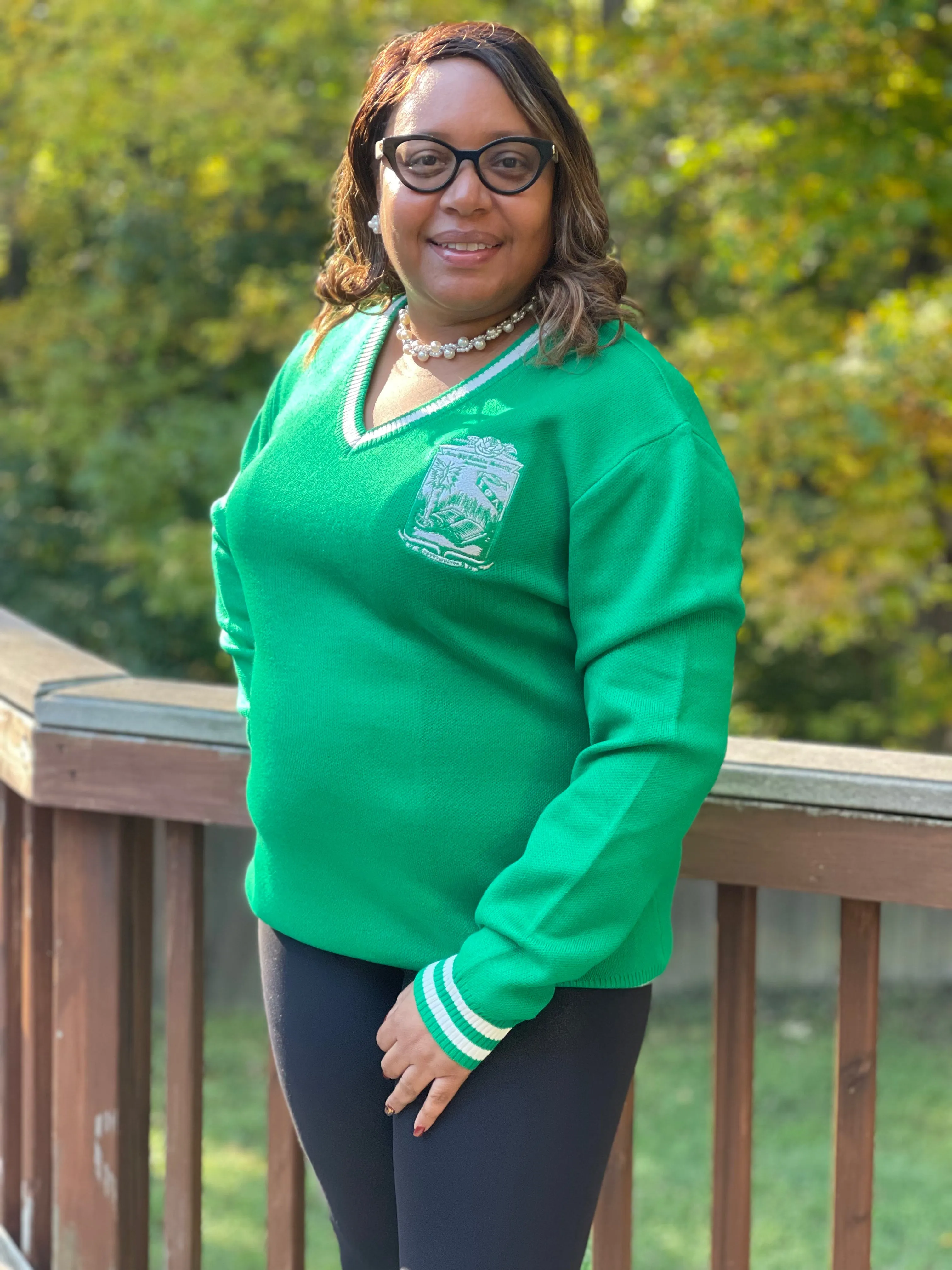 Iota Phi Lambda V-Neck Sweater