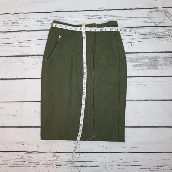 J. Crew Asymmetrical Wool Pencil Skirt Asymmetrical ZIP Pencil Skirt Size 00