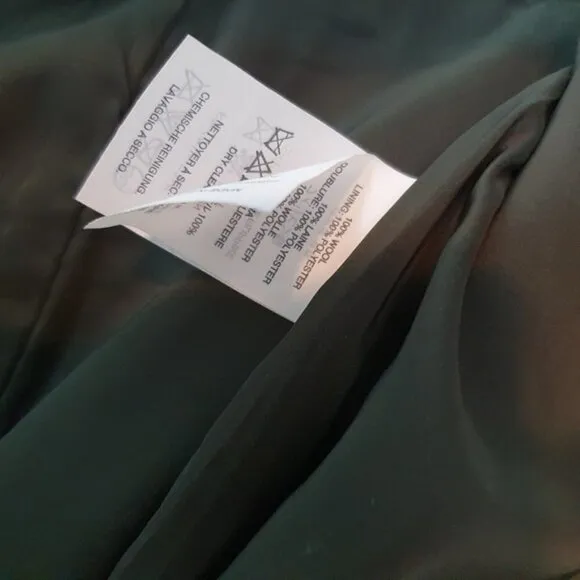 J. Crew Asymmetrical Wool Pencil Skirt Asymmetrical ZIP Pencil Skirt Size 00