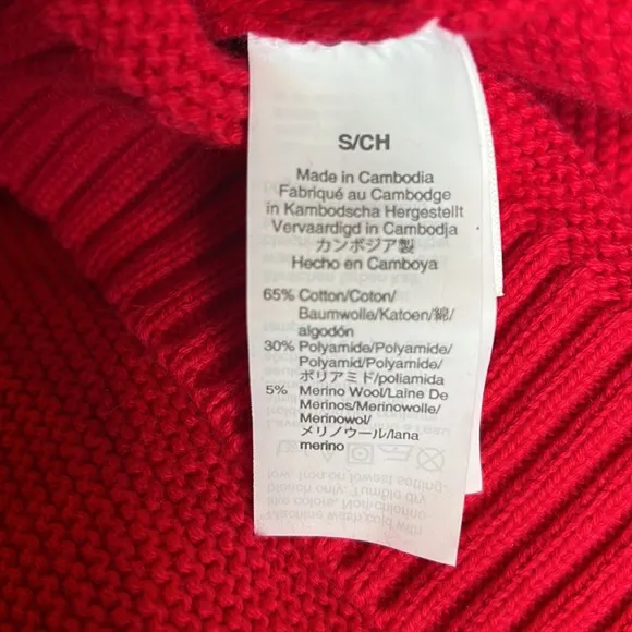 J. Crew Factory Classic Turtleneck Sweater- Bright Rose- size Small- NWT