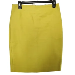 J. Crew No. 2 Pencil Greenish/Yellow Skirt Size 2
