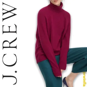 J Crew Supersoft Turtleneck Sweater Pullover L