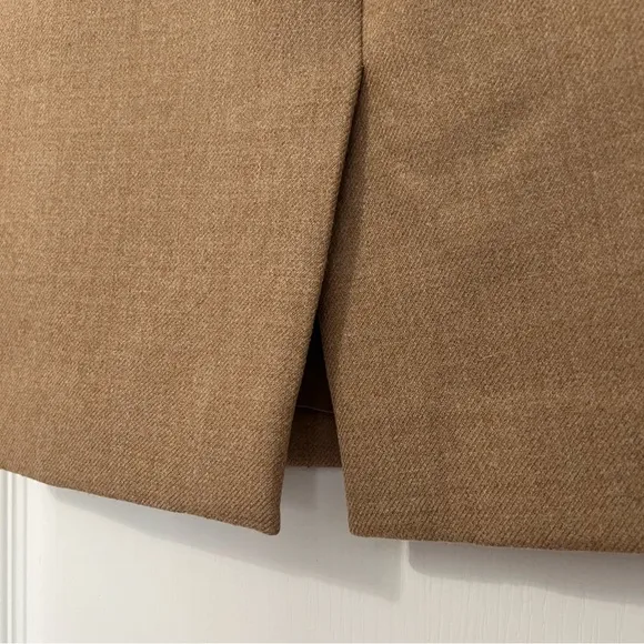 J. Crew Tan Wool No.2 Pencil Skirt