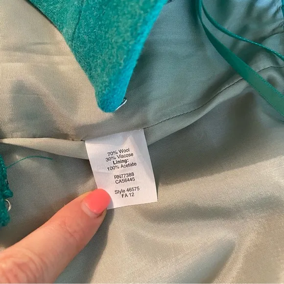 J Crew Wool The Pencil Skirt Jade Green