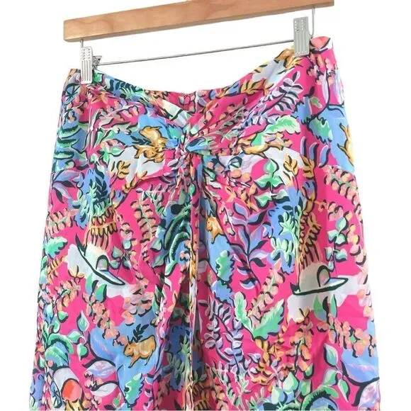 J. McLaughlin Blakely Floral Pencil Skirt in Rose Freshfield, Size 8