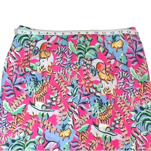 J. McLaughlin Blakely Floral Pencil Skirt in Rose Freshfield, Size 8
