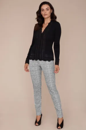 Jasmine Pant - Tile Print: FINAL SALE