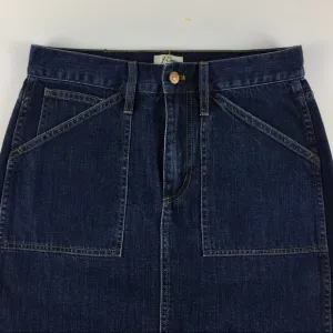 J.Crew Pencil Skirt Dark Wash