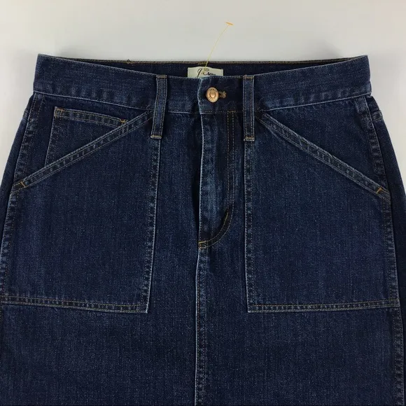 J.Crew Pencil Skirt Dark Wash