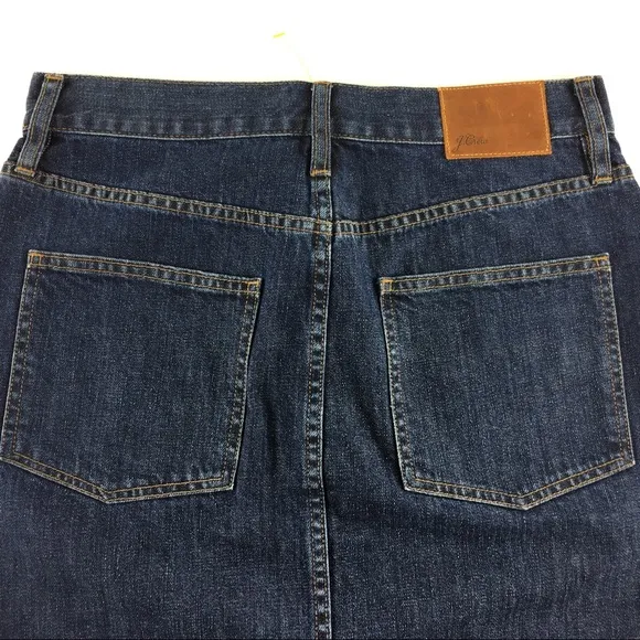J.Crew Pencil Skirt Dark Wash