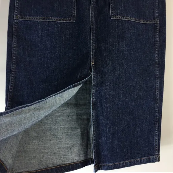 J.Crew Pencil Skirt Dark Wash