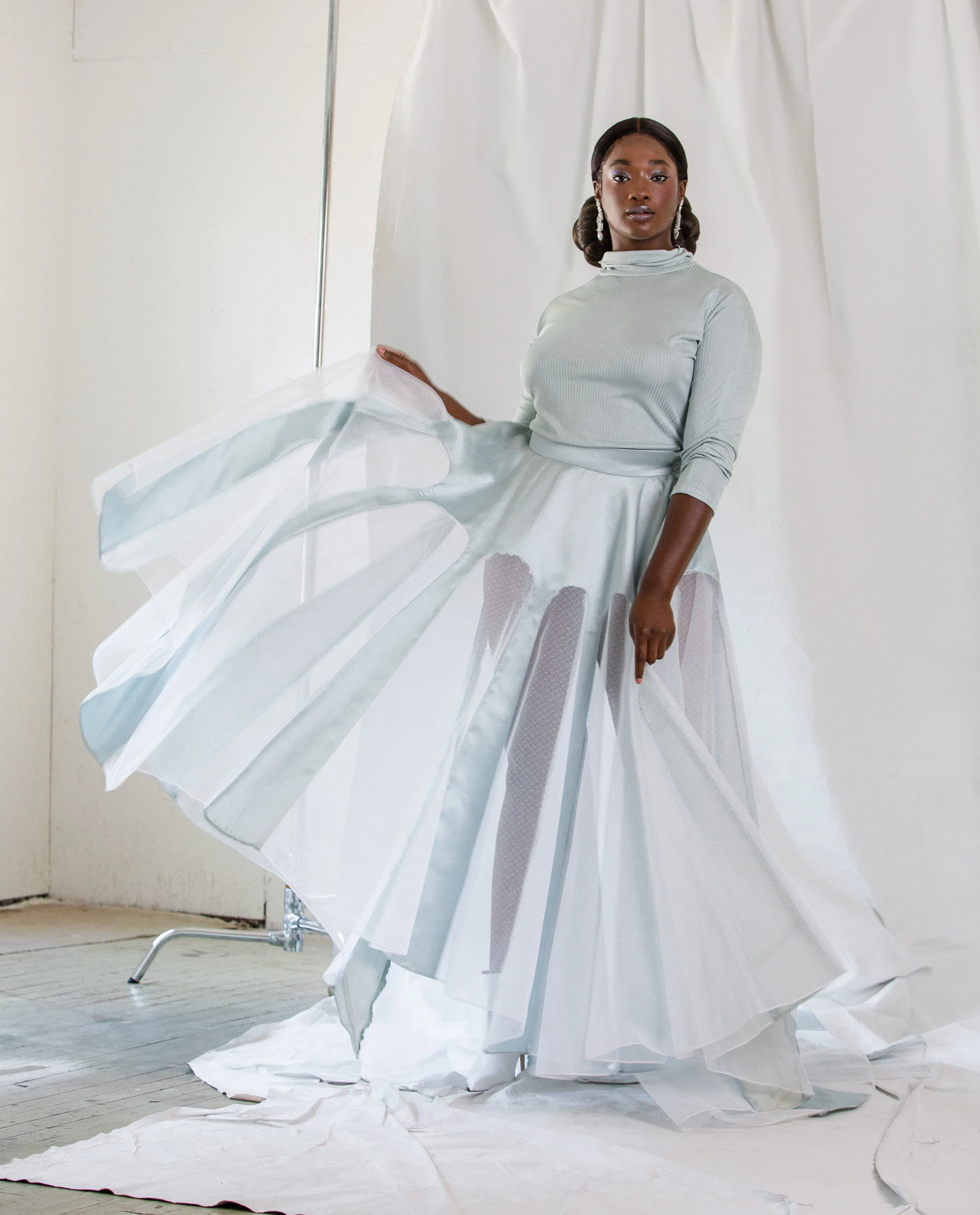 Jersey Sweater & Ball Skirt | Fall/Winter 2021