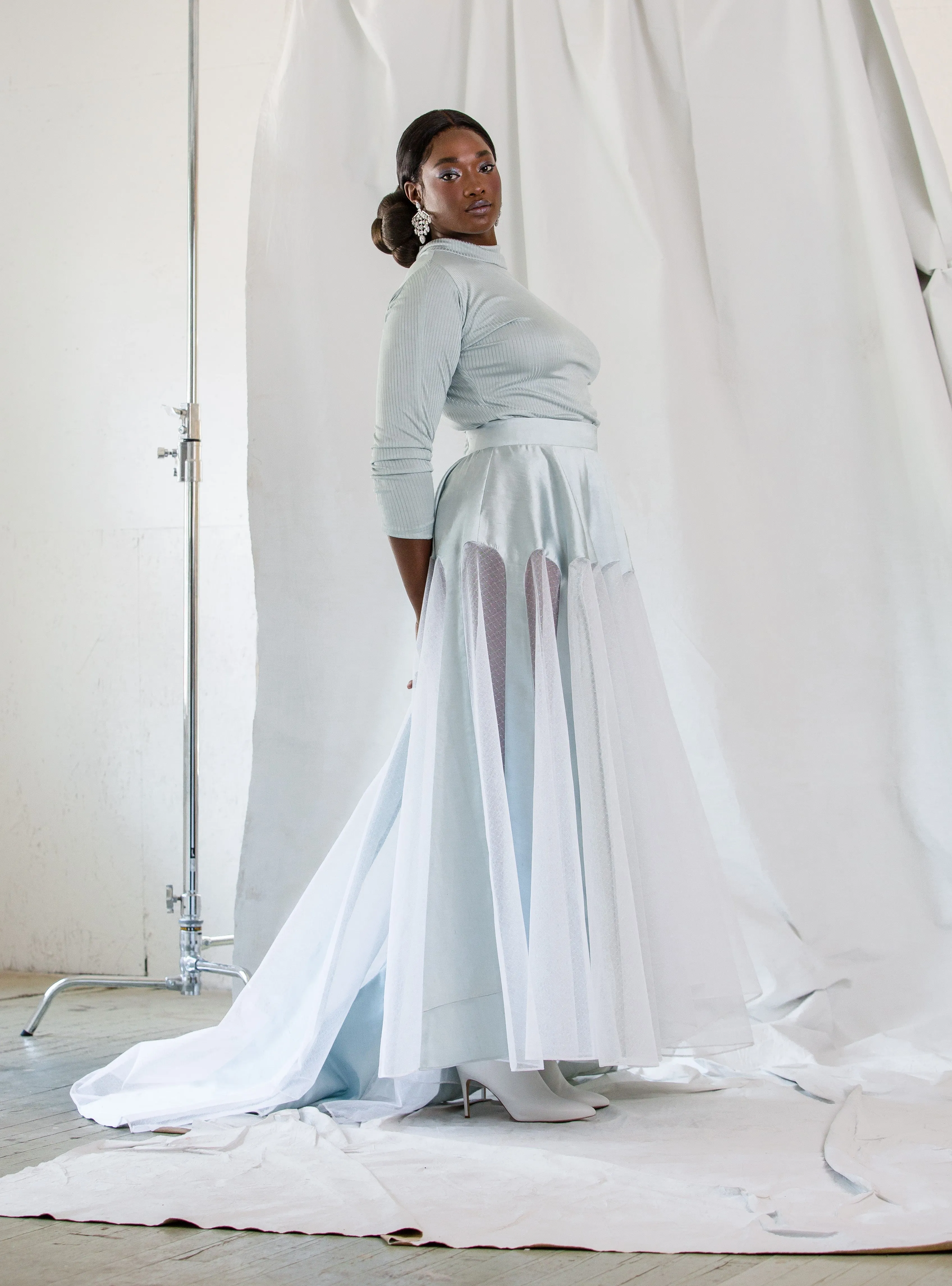Jersey Sweater & Ball Skirt | Fall/Winter 2021