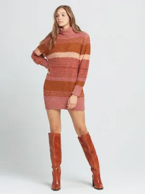 Jetsetter Sweater Dress in Serape Stripe