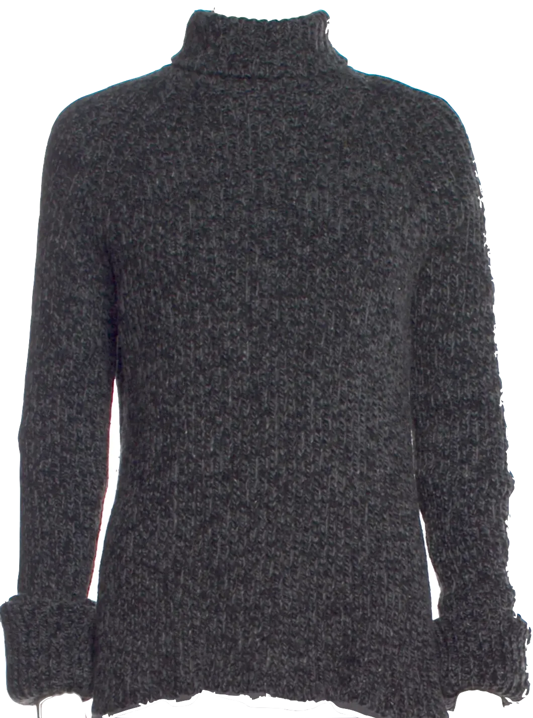 Joseph London. Grey Wool Turtleneck Sweater
