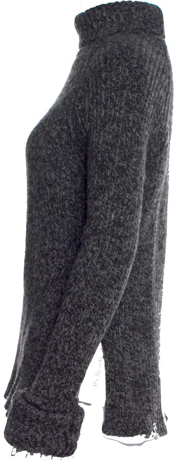 Joseph London. Grey Wool Turtleneck Sweater