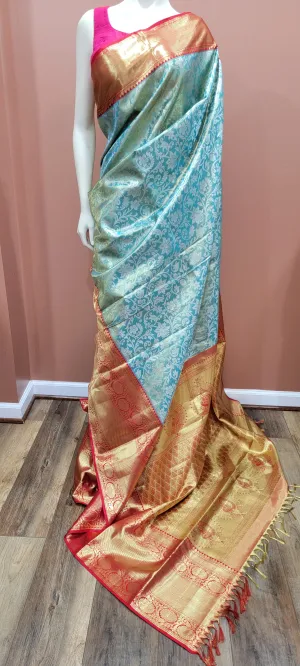 Kanchi 1 gram Gold Zari Saree Collection
