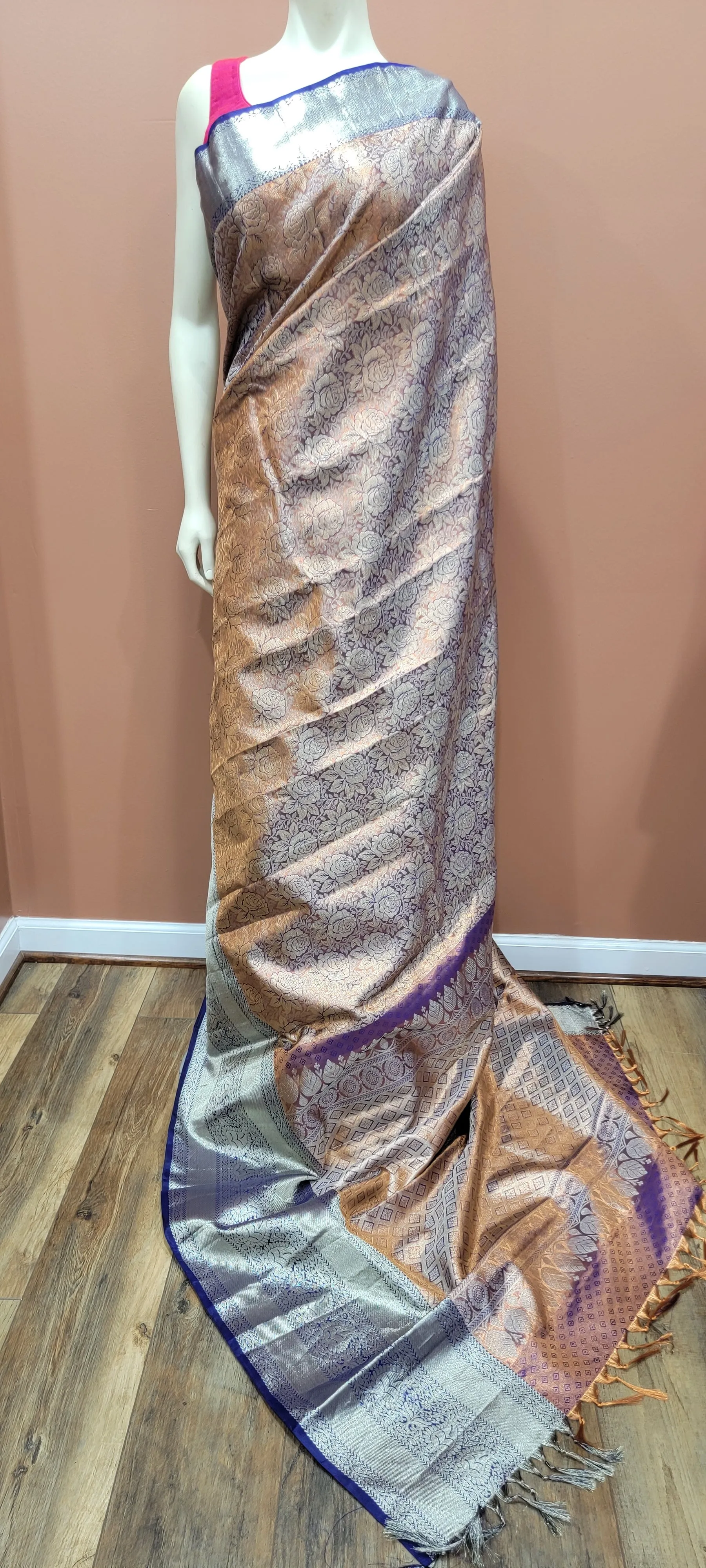 Kanchi 1 gram Gold Zari Saree Collection