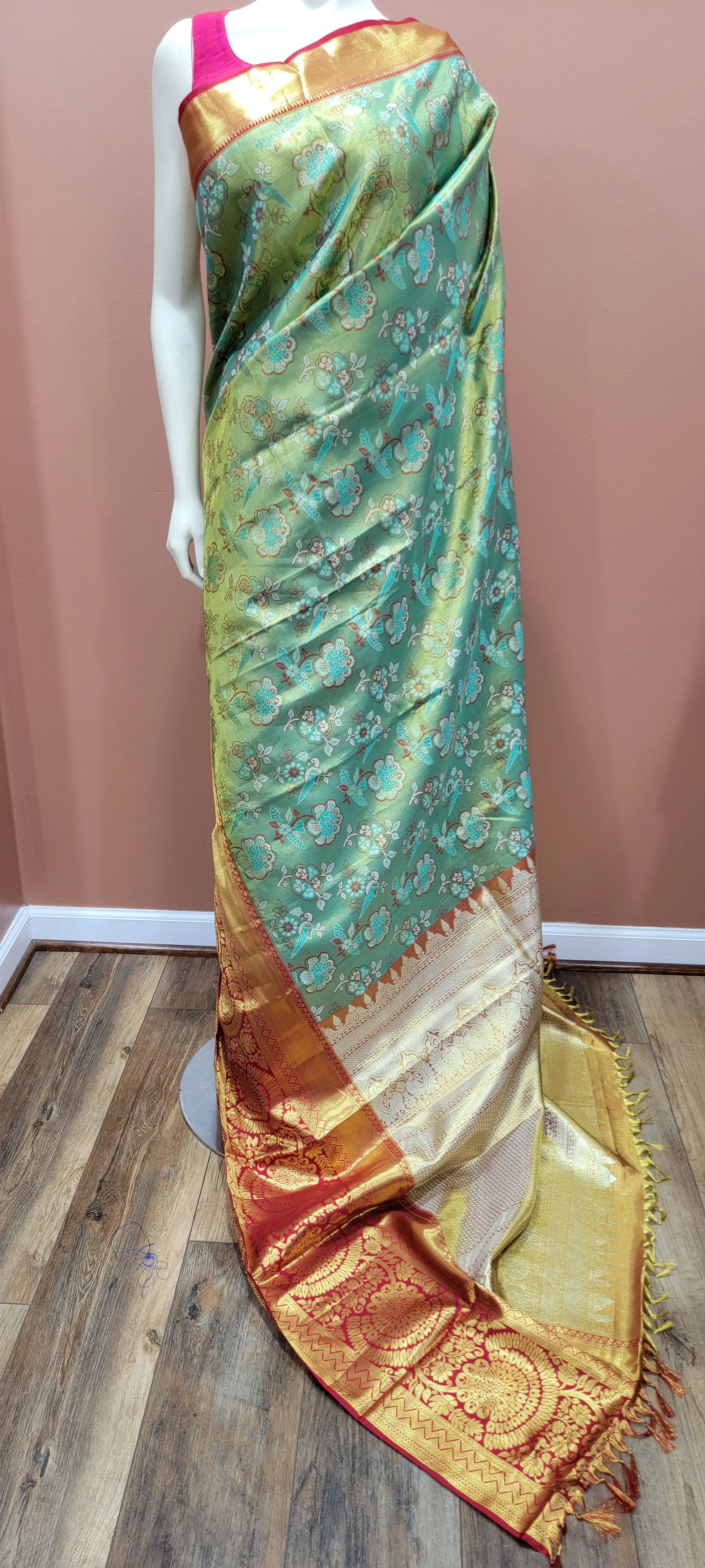 Kanchi 1 gram Gold Zari Saree Collection