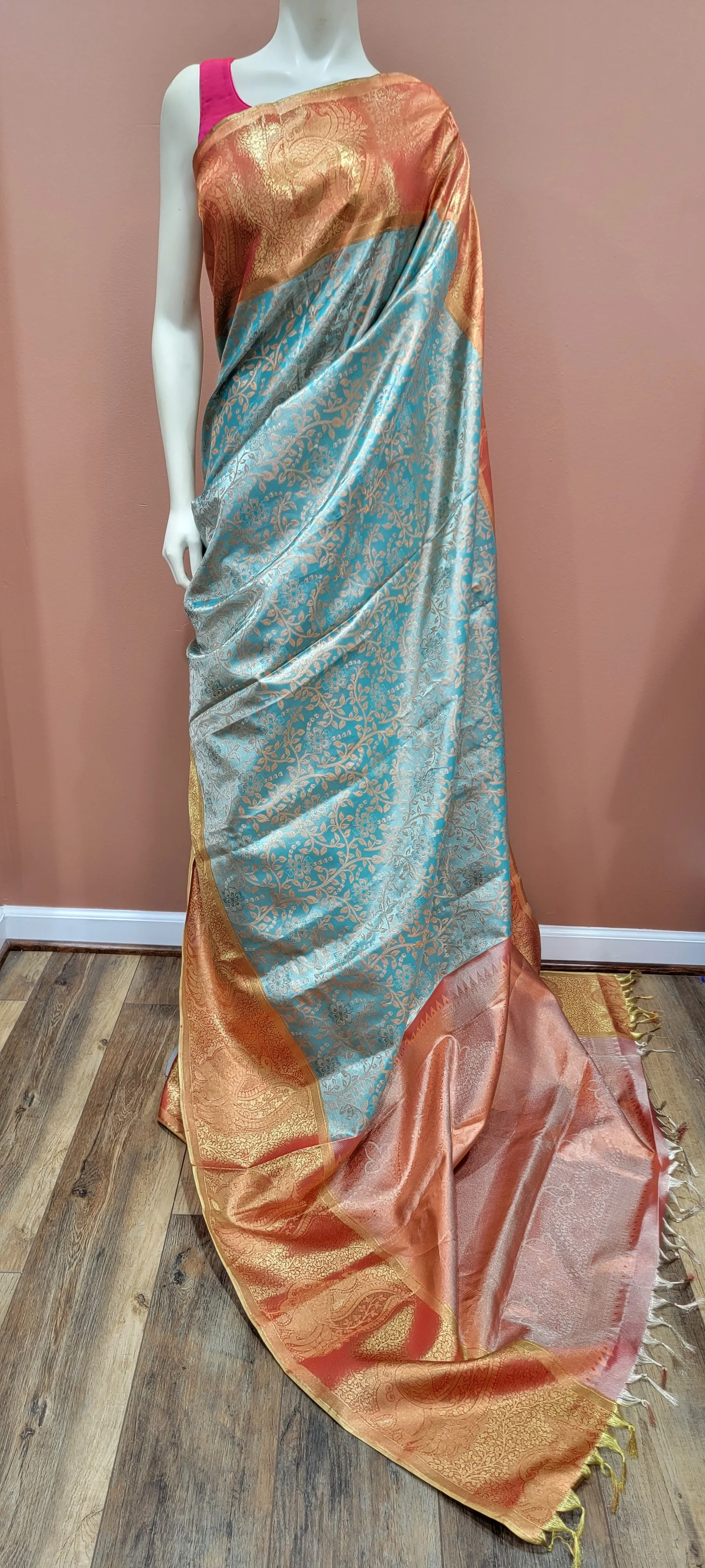 Kanchi 1 gram Gold Zari Saree Collection