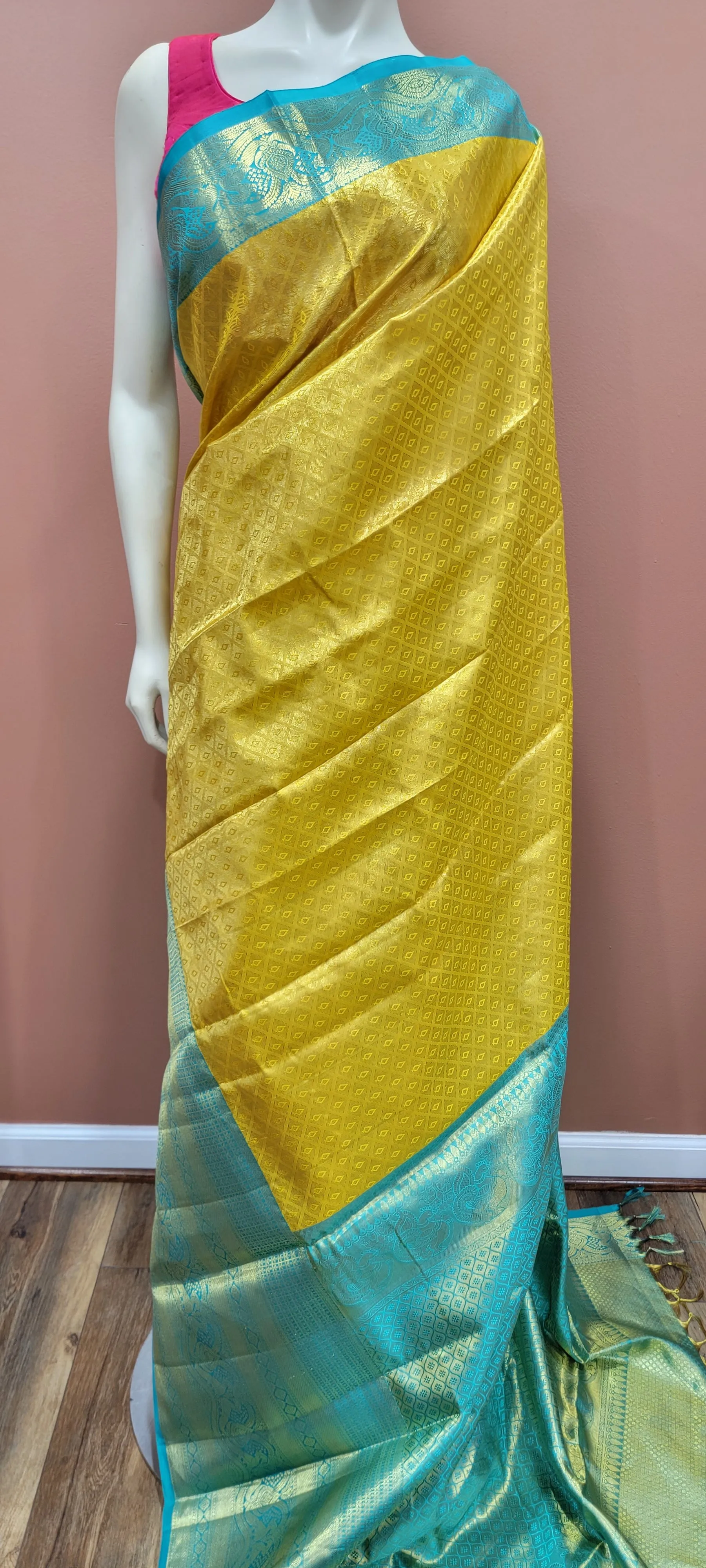 Kanchi 1 gram Gold Zari Saree Collection