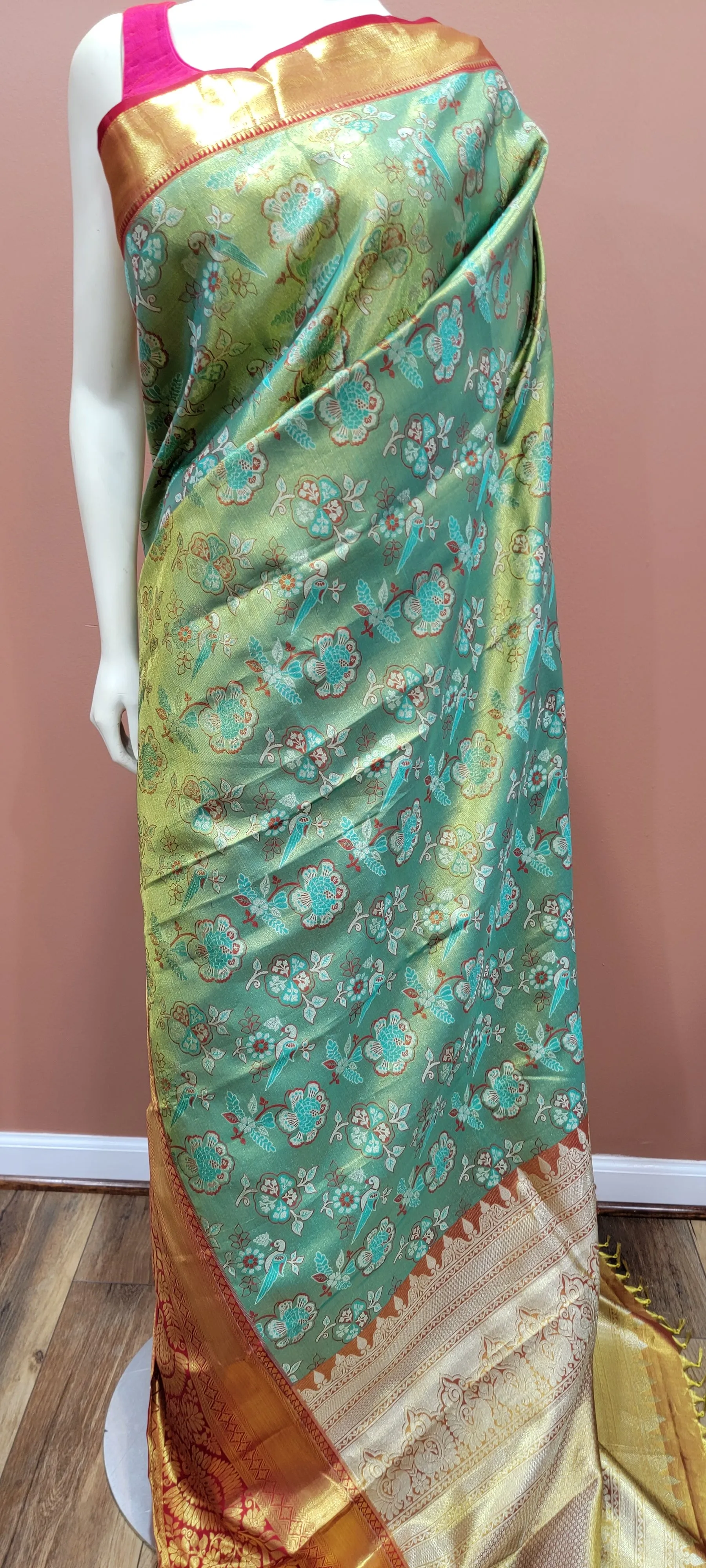Kanchi 1 gram Gold Zari Saree Collection
