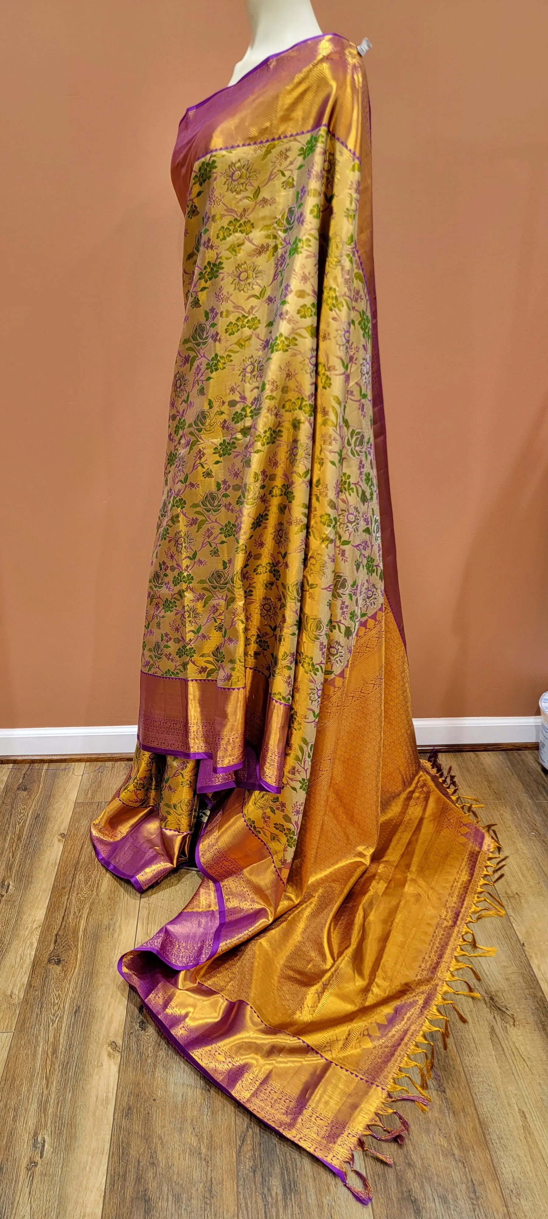Kanchi 1 gram Gold Zari Saree Collection